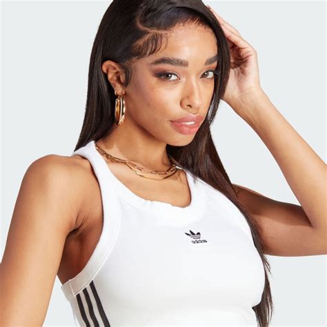 adidas tanktop wit|Women's White Tank Tops .